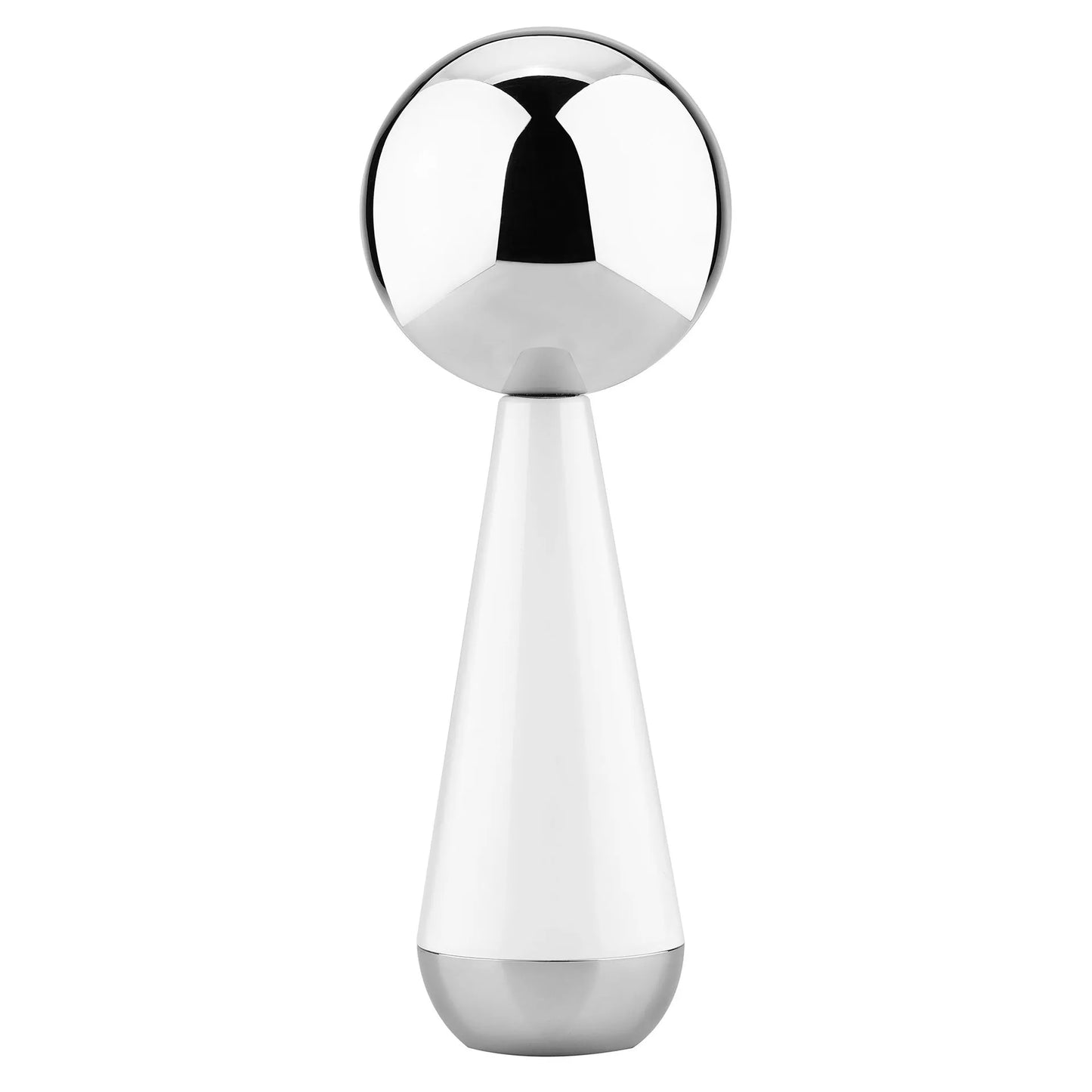 Stainless steel ice roller facial massager in silver or gold colour