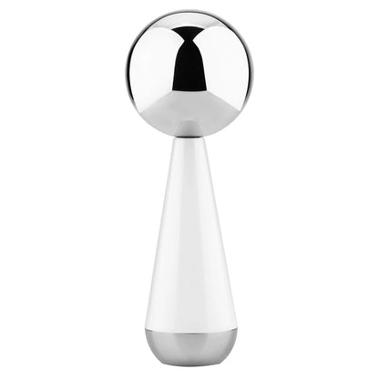 Stainless steel ice roller facial massager in silver or gold colour