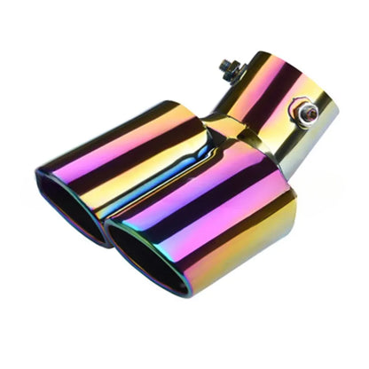 Universal stainless steel exhaust pipe tip extension for car customisation