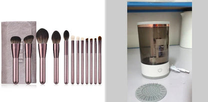 Automatic Makeup Brush Cleaner with USB Charging - Effortlessly clean your makeup brushes for flawless application