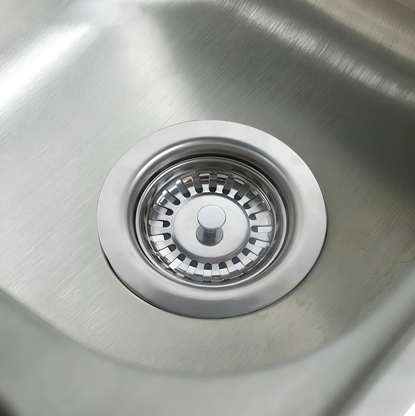 79.3mm silver stainless steel kitchen sink drainer umbrella covering drain opening
