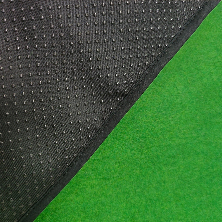 Green dog snuffle mat for olfactory training and slow feeding, 45cm x 45cm