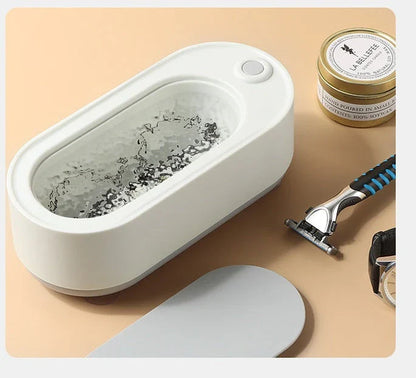 Premium ultrasonic cleaning machine for jewelry, watches, and eyewear - restores shine in just minutes