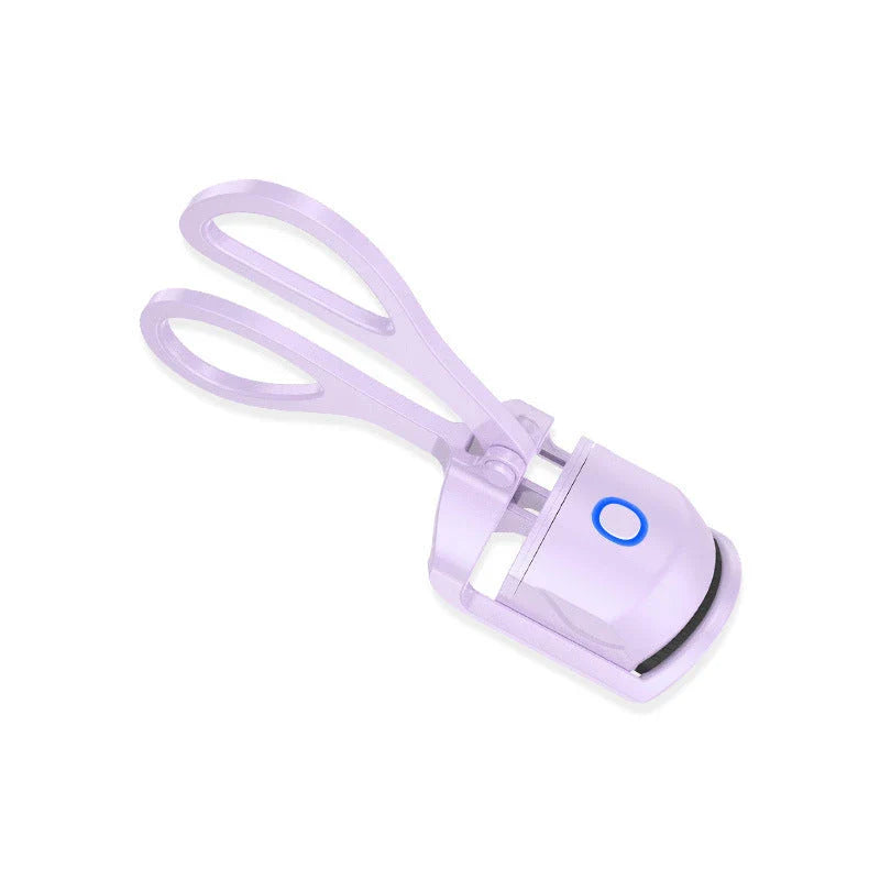 Heated Eyelash Curler with Dual Temperature Settings and Rechargeable Battery for Long-Lasting, Natural-Looking Curl