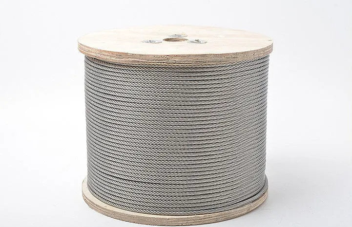 316 stainless steel 5mm steel wire rope, 7x7 multi-strand, for hoisting and fencing