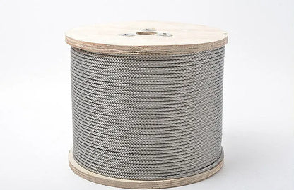 316 stainless steel 5mm steel wire rope, 7x7 multi-strand, for hoisting and fencing