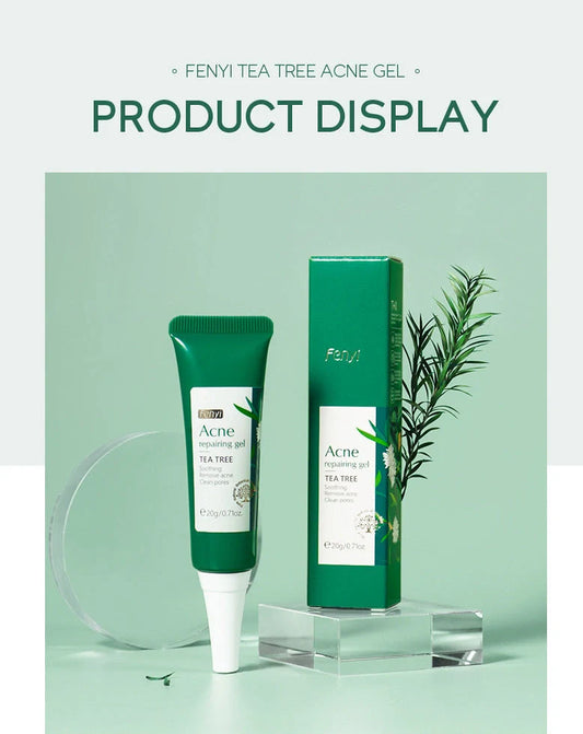 20g moisturising skincare container with acne medicine and tea tree oil formula