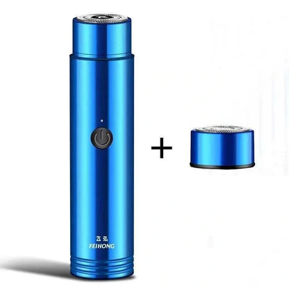 ARECTECH Mini Electric Shaver with double-blade for smooth shaving