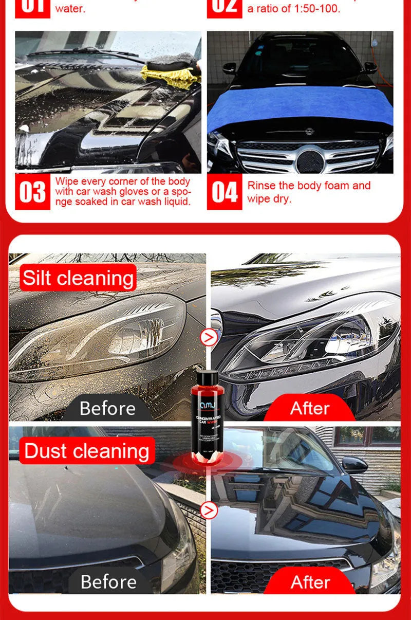 100ml super concentrated car decontamination and polishing high foam cleaner spray bottle