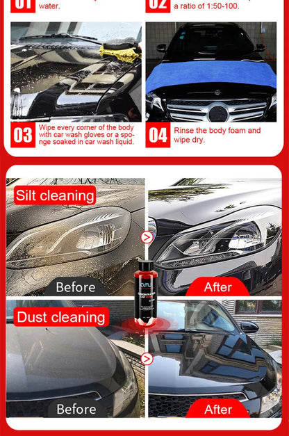 100ml super concentrated car decontamination and polishing high foam cleaner spray bottle