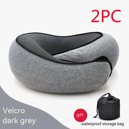 Comfortable U-Shaped Travel Neck Pillow in various colors, designed to provide superior neck support and relaxation during long journeys.
