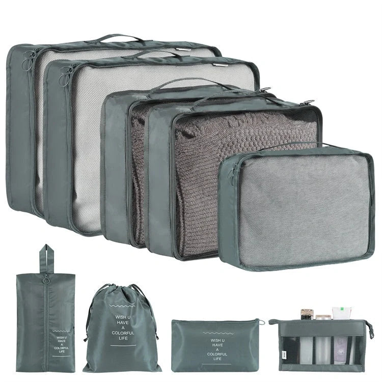 Stylish solid colour polyester storage bags for home organisation