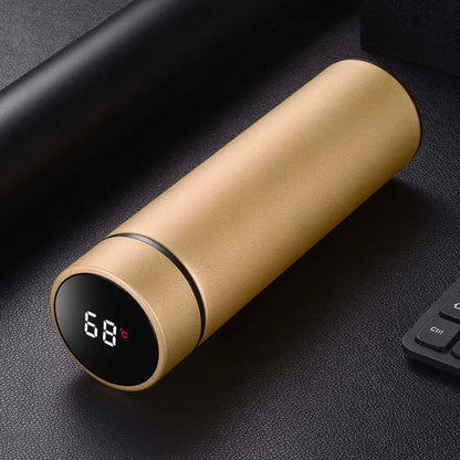 450ml stainless steel vacuum water bottle in black with arrow-shaped lid, showing double wall insulation.