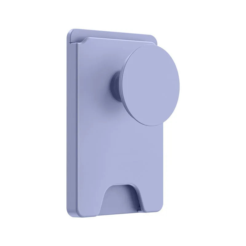 Minimalist magnetic suction phone airbag holder in black for compatible iPhone office use