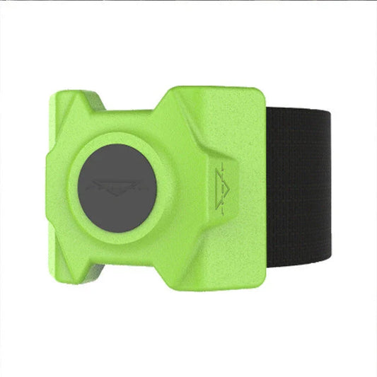 Magnetic water bottle holder in black, blue, and green colors, featuring a silicone cup that can securely attach to any metal surface.