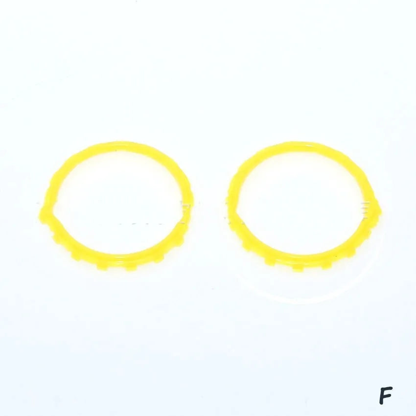 PS5 controller decorative ring in ten colour options including blue, green, pink, purple, red, and yellow