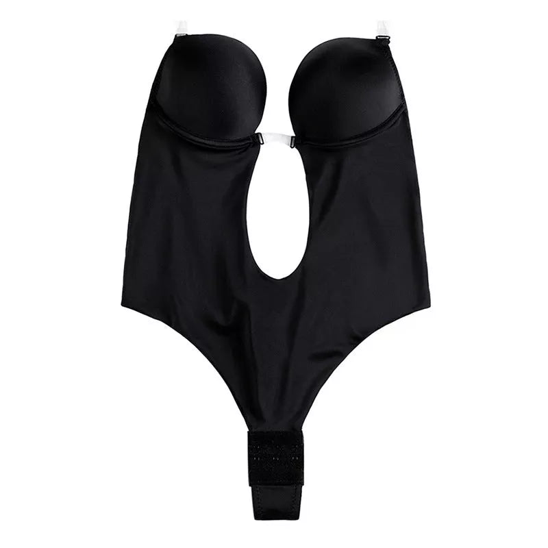 Invisible Shoulder Strap Backless Bra Seamless One-piece Shapewear in five colours