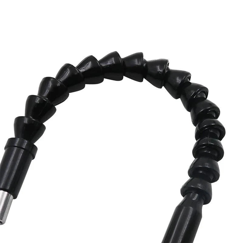 Flexible Cobra Shaft, a versatile power tool accessory that can be bent to access tight spaces for DIY projects, home repairs, and maintenance tasks.