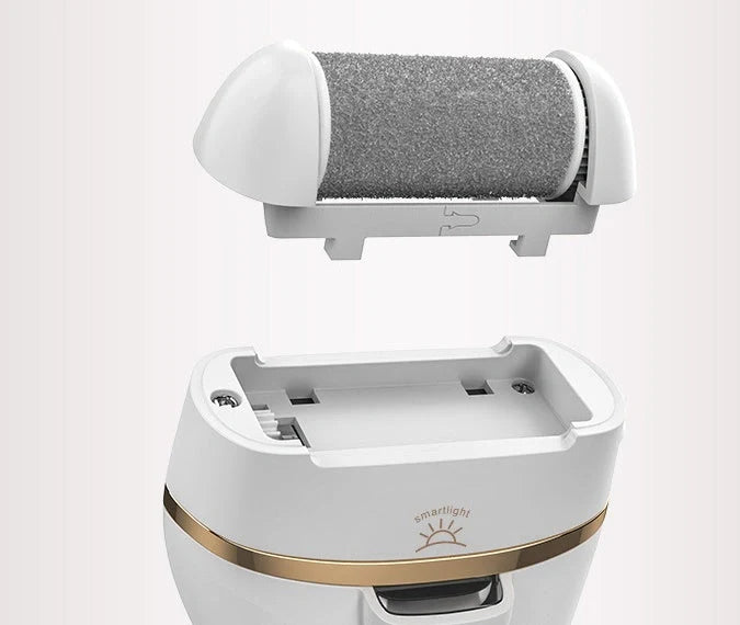 Electric Foot Grinder with dual-speed settings for removing dead skin and calluses