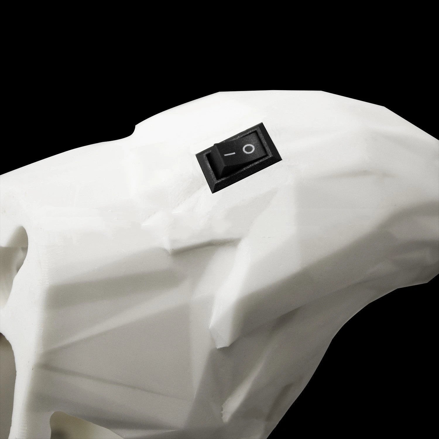 Captivating 3D printed animal wall lamp with eagle silhouette design, casting mesmerizing light and shadow effects
