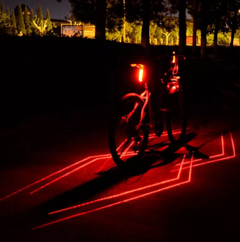 Spider-Man Laser Tail Light for bicycles with 150LUX brightness and IPX-5 waterproof rating