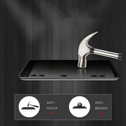Black ceramic anti-peep privacy screen protector for iPhone with matte finish