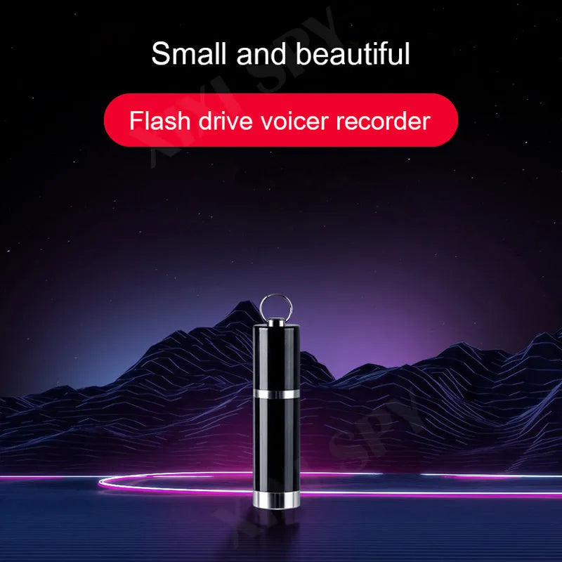 Black Amoi A1 metal voice recorder with headset, storage options 4GB 8GB 16GB 32GB