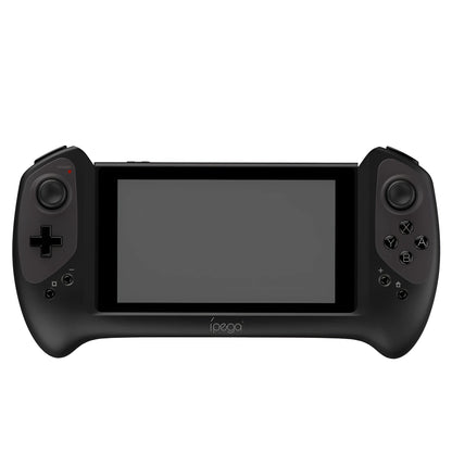 Black Bluetooth wireless gamepad controller for Nintendo Switch with ergonomic grip