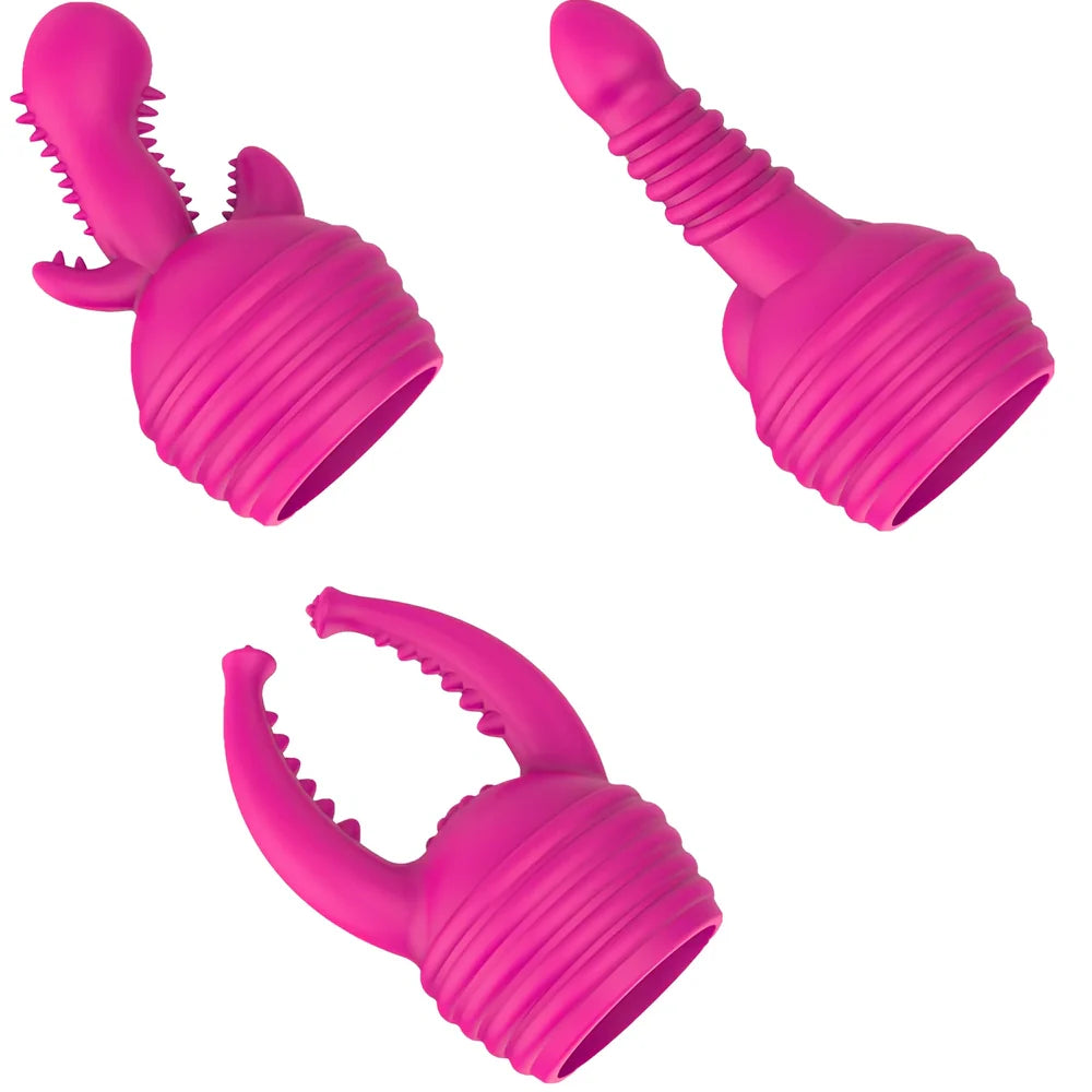 Tianlong Stick silicone vibrator, 19.6 cm length with ten frequency settings and optional headgear, rechargeable adult toy