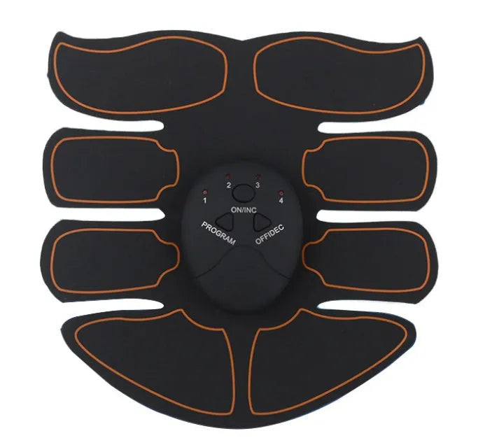 EMS hip muscle training stimulator with host unit and buttock patch for abdominal toning and buttock lifting