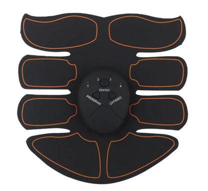 EMS hip muscle training stimulator with host unit and buttock patch for abdominal toning and buttock lifting