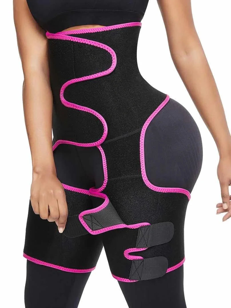 Adjustable Sports Waist Belt in various colors for enhanced workout sweat