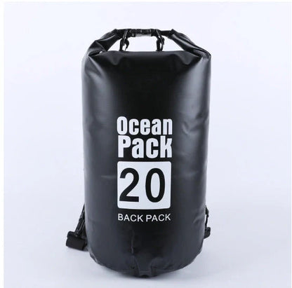 2L waterproof dry bag in various colours for outdoor activities