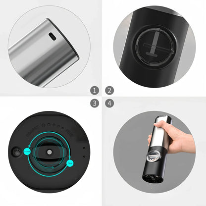 Home Simple Pepper Grinder with adjustable coarse to fine settings, 165mm height