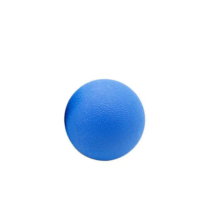 Green TPE yoga massage ball with 6.1 cm diameter for muscle relaxation