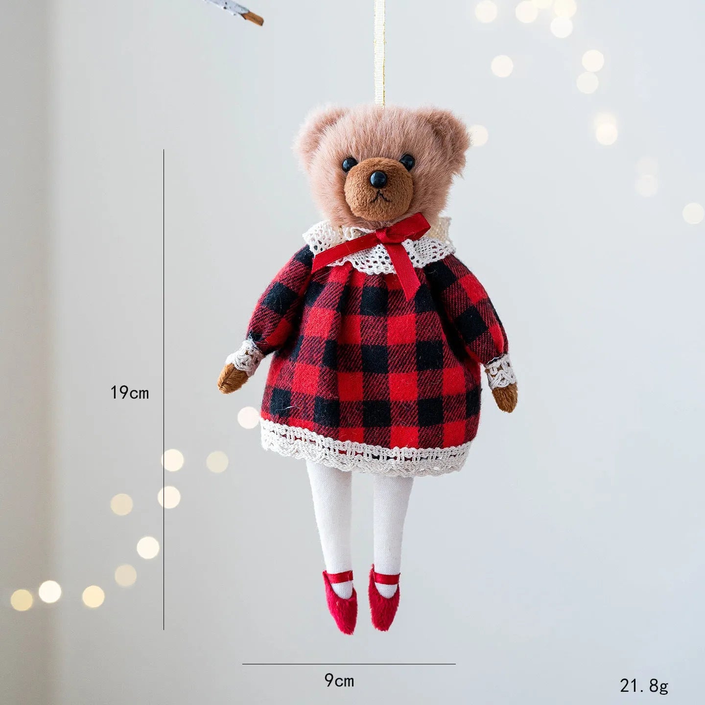 Cloth plush toy couple set showing a gentleman bear and a princess bear in cartoon style.
