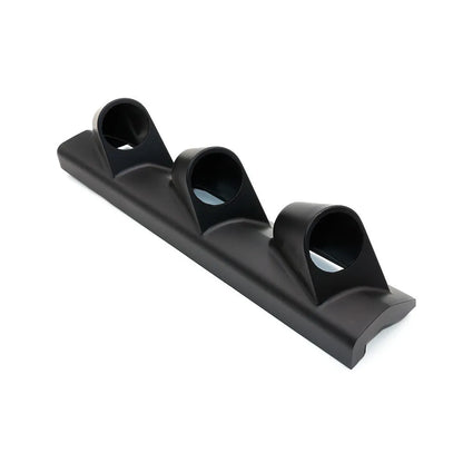 Black ABS plastic 52mm three-hole right drive instrument stand for car dashboard gauge mounting