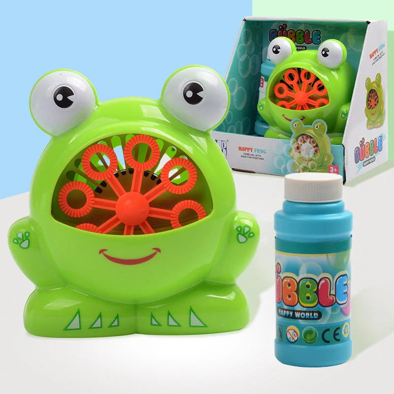 Creative Frog Automatic Bubble Machine Gun for kids outdoor play