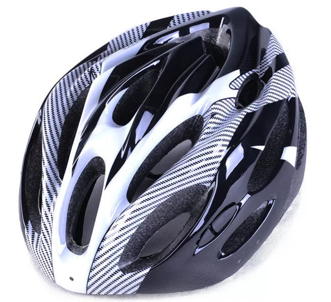 Adjustable mountain bike helmet in various colours with high-density EPS foam
