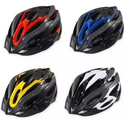 Adjustable mountain bike helmet in various colours with high-density EPS foam