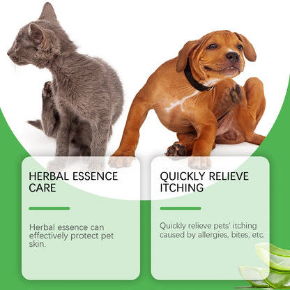 60g tube of pet antipruritic cream for cats with tea tree oil and botanical extracts formula