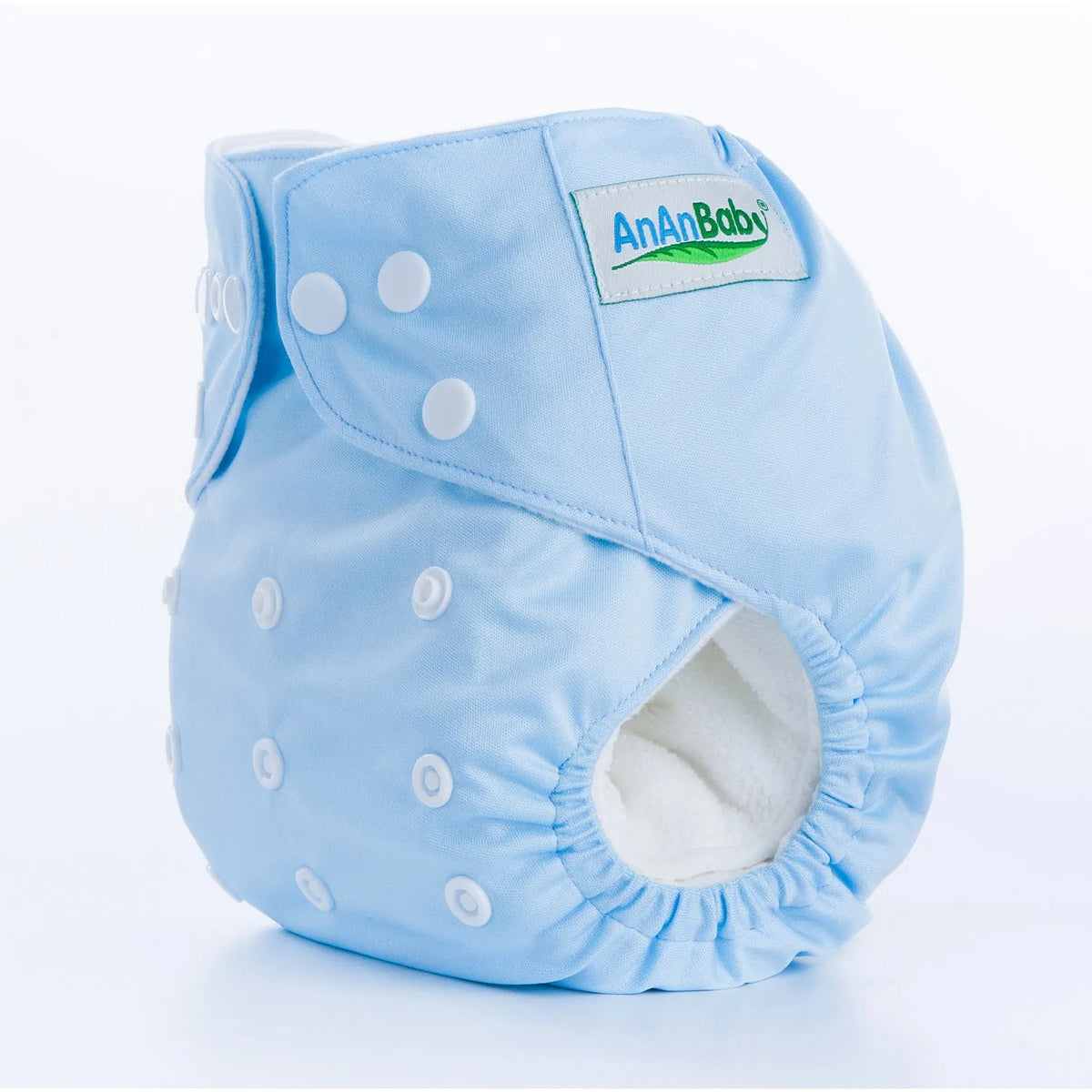 Solid colour leak-proof baby diaper pants with brushed cloth and bamboo charcoal lining, 36.5 x 32.5 cm