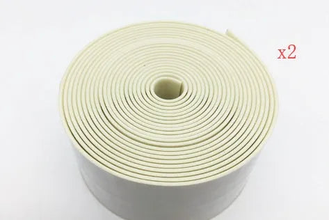 PVC wall corner protection tape roll showing 3.8cm width and porcelain white colour
