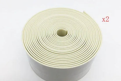 PVC wall corner protection tape roll showing 3.8cm width and porcelain white colour