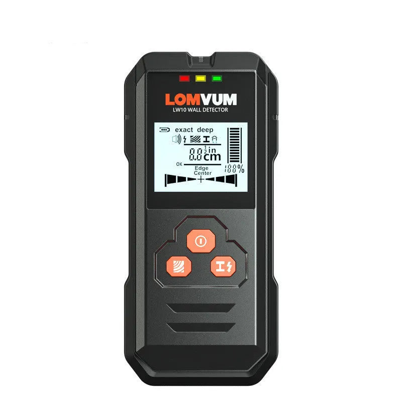 Multifunctional wall detector tool for locating hidden wires, pipes and studs behind walls