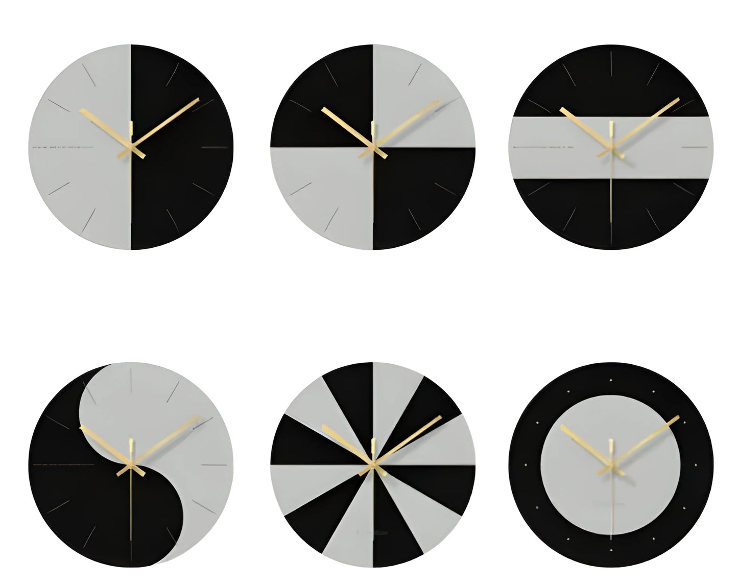 Large transparent tempered glass minimalist wall clock showing silent movement and included mounting hook.