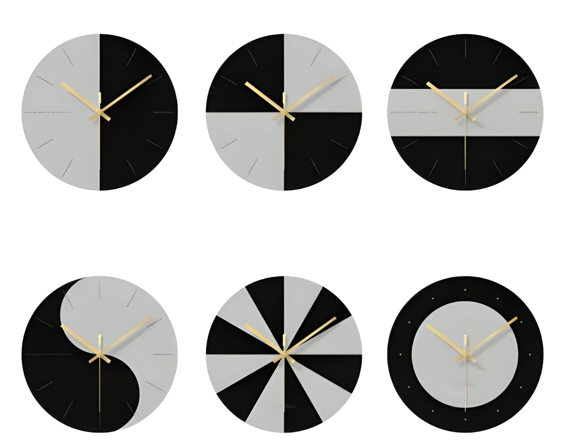 Large transparent tempered glass minimalist wall clock showing silent movement and included mounting hook.