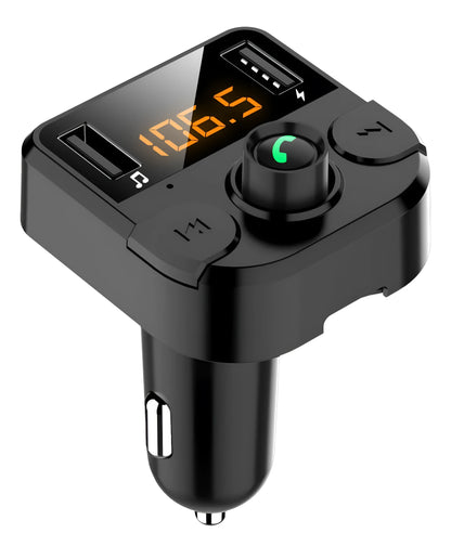 BT36B black car MP3 Bluetooth player with 1.1 inch screen for vehicle audio streaming