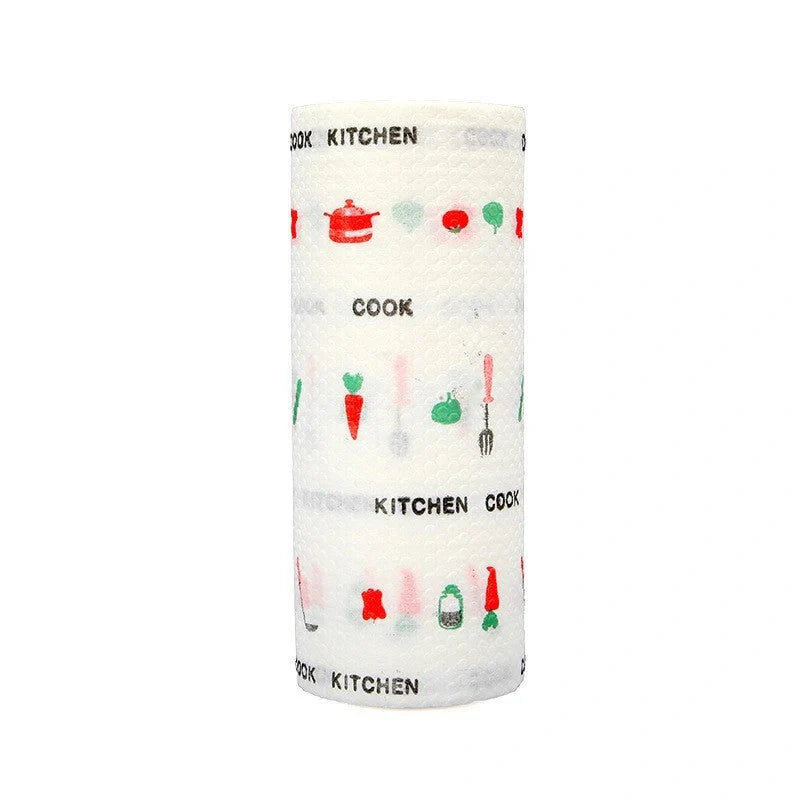 Disposable Non-Woven Rag with wood pulp and PP material for cleaning