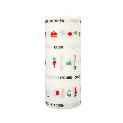 Disposable Non-Woven Rag with wood pulp and PP material for cleaning